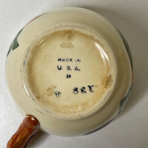 Franciscan Apple Tea Cup and Saucer Set of 2 Coffee Mugs England Stamp - Picture 8 of 15